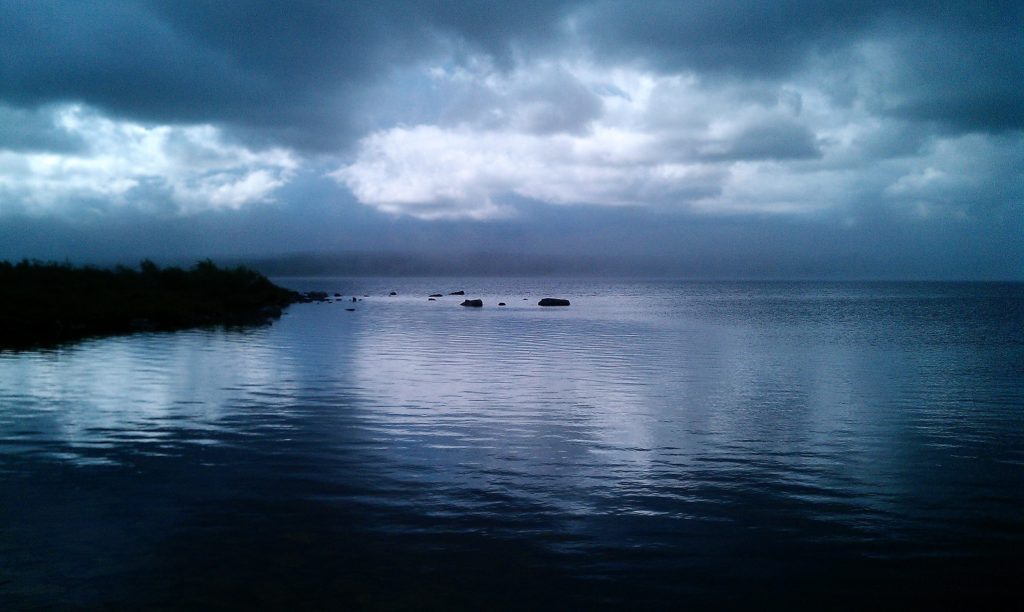 late night lake, weatherchanges, sweden
