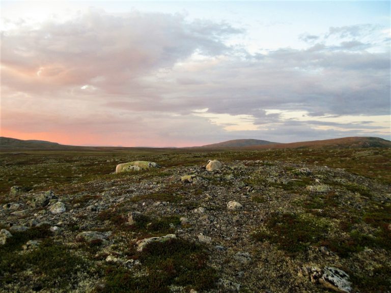 the language of stones under a sunset sky, Sweden