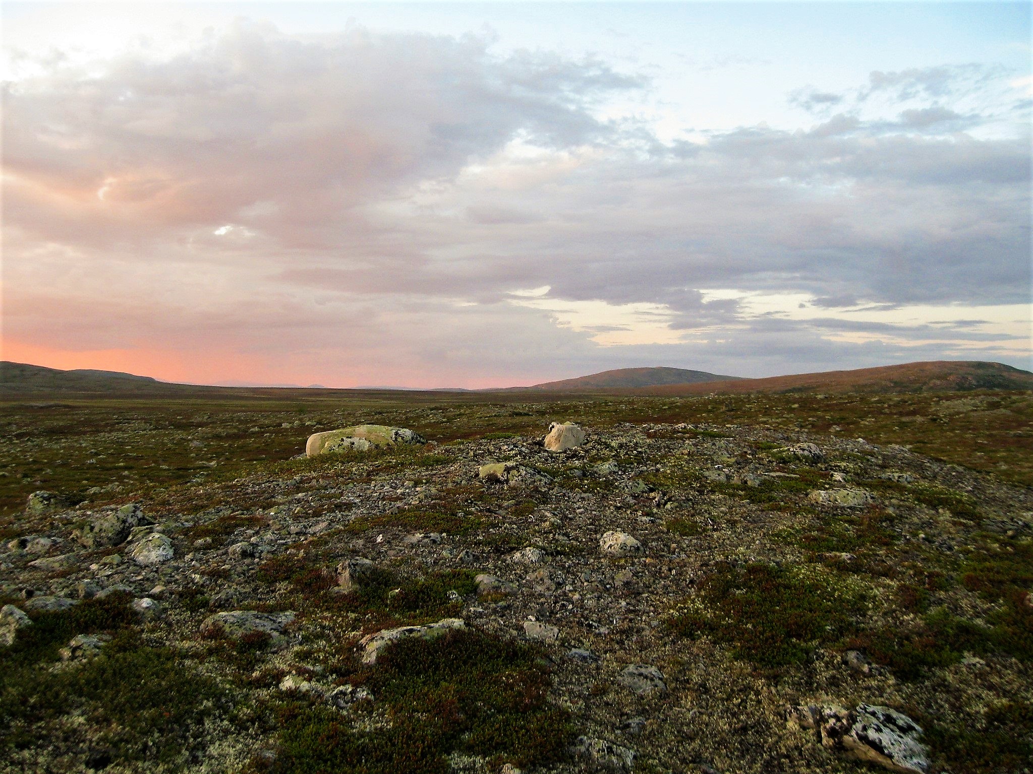 the language of stones under a sunset sky, Sweden